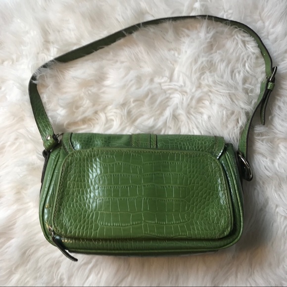 Vintage Liz Claiborne Croco Bag - Picture 2 of 4